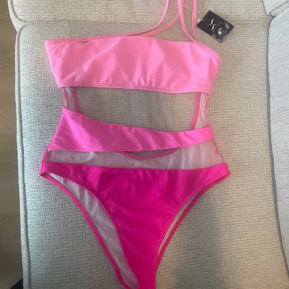 BNWT Pink One Piece Swimsuit
